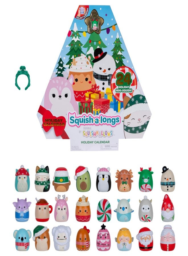 Squish-a-longs Holiday Countdown Calendar - Includes 24 Mini-Squish (Wave 3) - Image 1